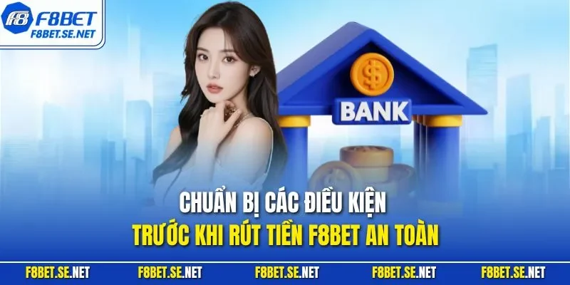 Chuẩn bị các điều kiện trước khi rút tiền F8BET an toàn